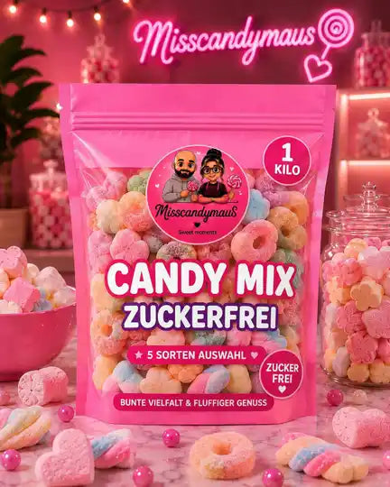 Misscandymaus Candy-Mix Zuckerfrei 1kg