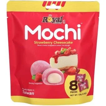 Royal Family Mochi Strawberry Cheesecake – 8 Stück